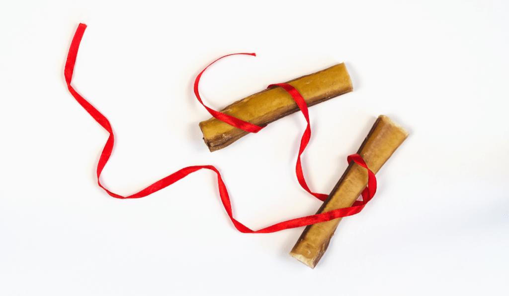 How often can dogs have bully sticks?