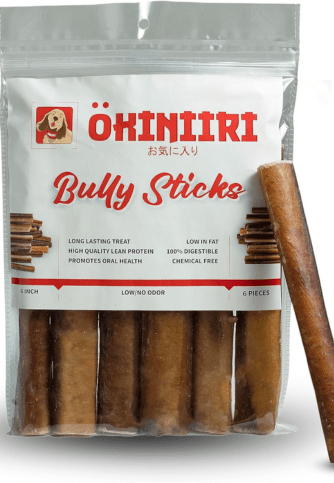 3.Premium Best_ OKINIIRI Bully Sticks for Dogs Review