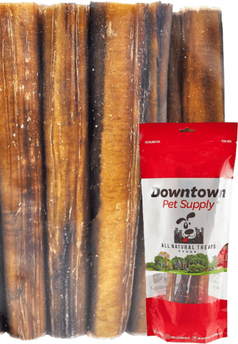 4.Dental Chews – Downtown Pet Supply 6 Inch Bully Sticks For Large Dogs