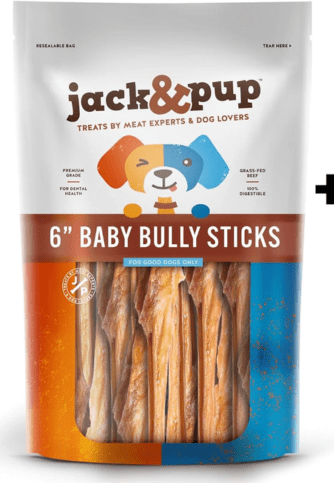 7.Dog Bully_ Jack&Pup 6 Inch Bully Sticks For Medium Dogs